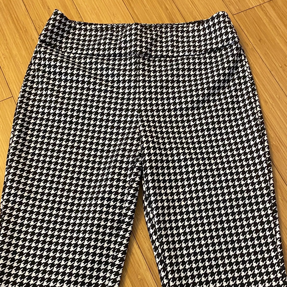 New York and Co Houndstooth Pants Small Tall